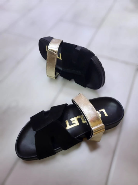 H BLACK/GOLD