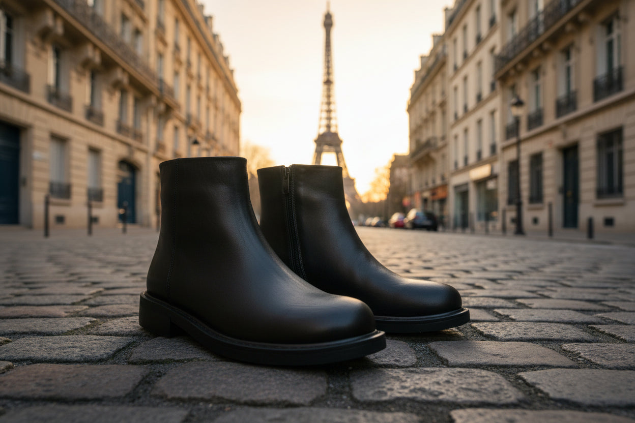 STIVALETTO PELLE NERO