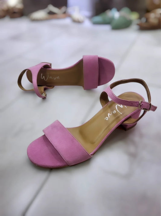 Sandalo Camoscio fucsia