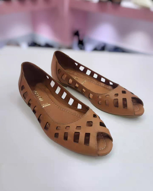 Ballerine Ragno CUOIO
