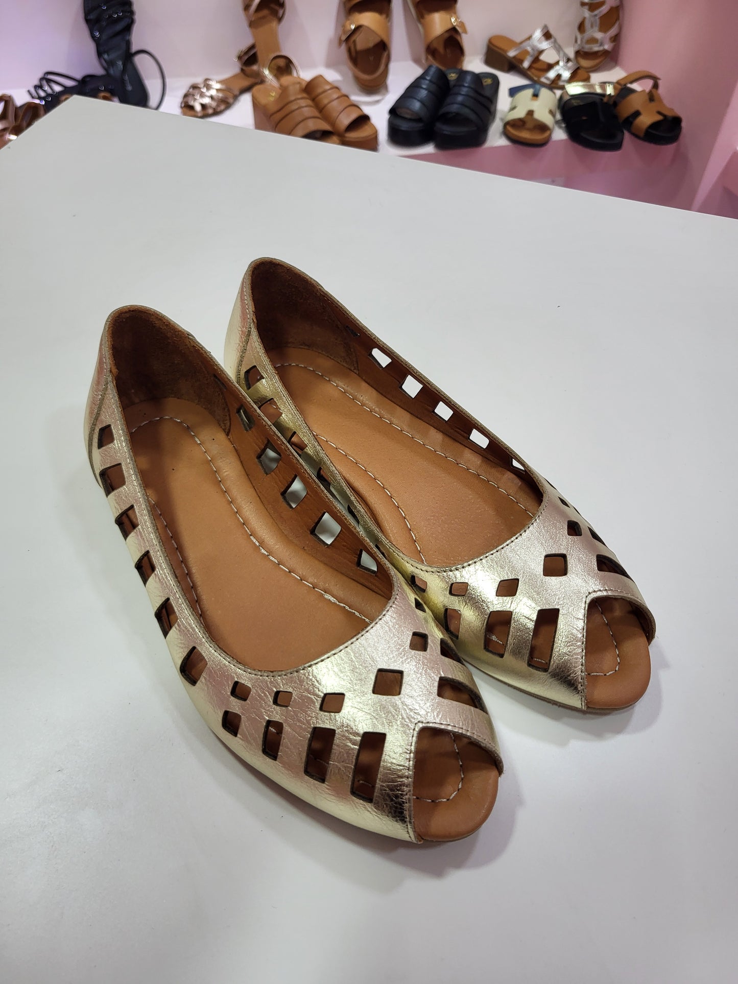 Ballerine Ragno Gold