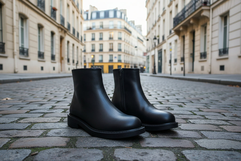 STIVALETTO PELLE NERO