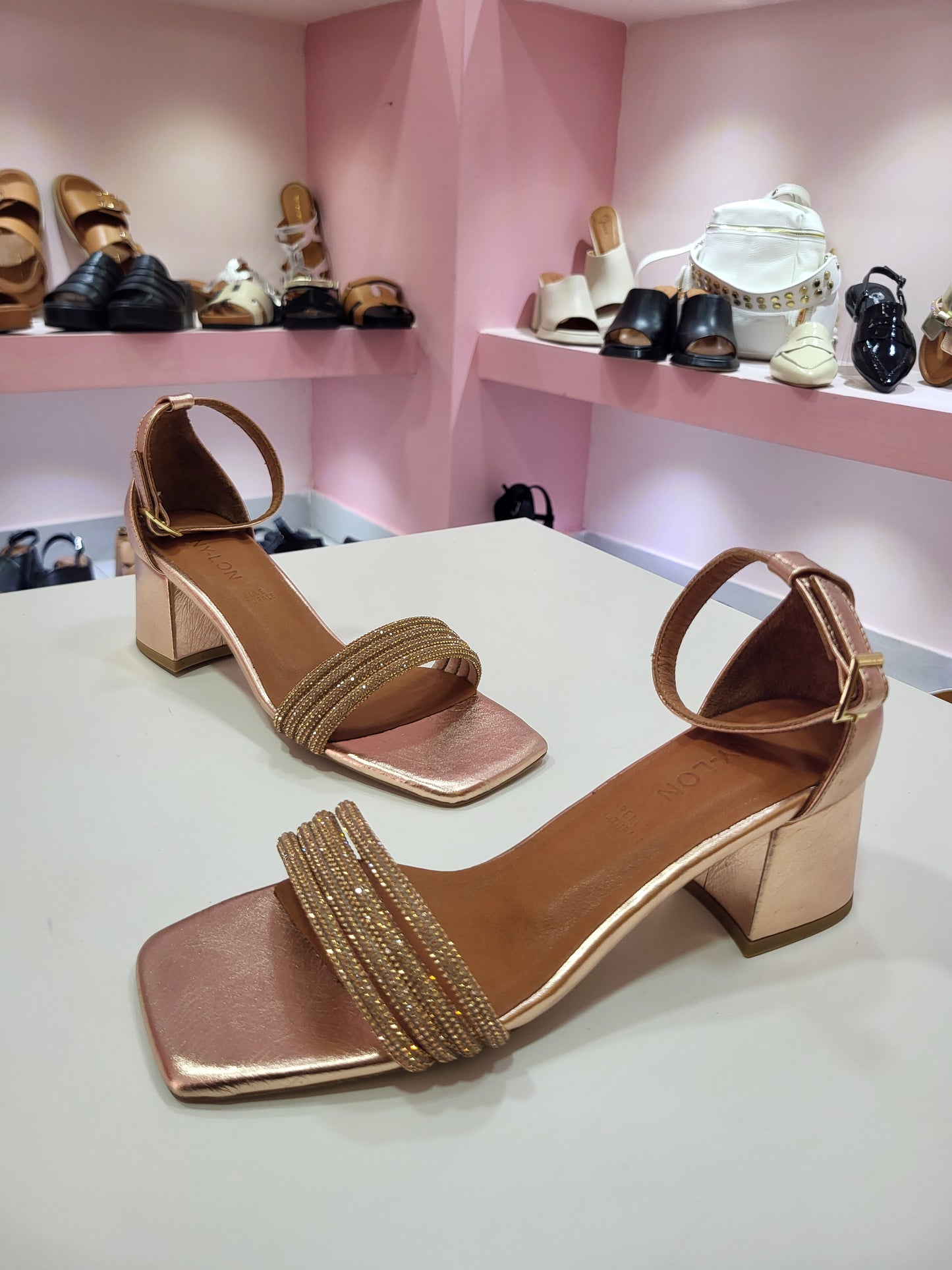 NY-LON SANDALO ROSE