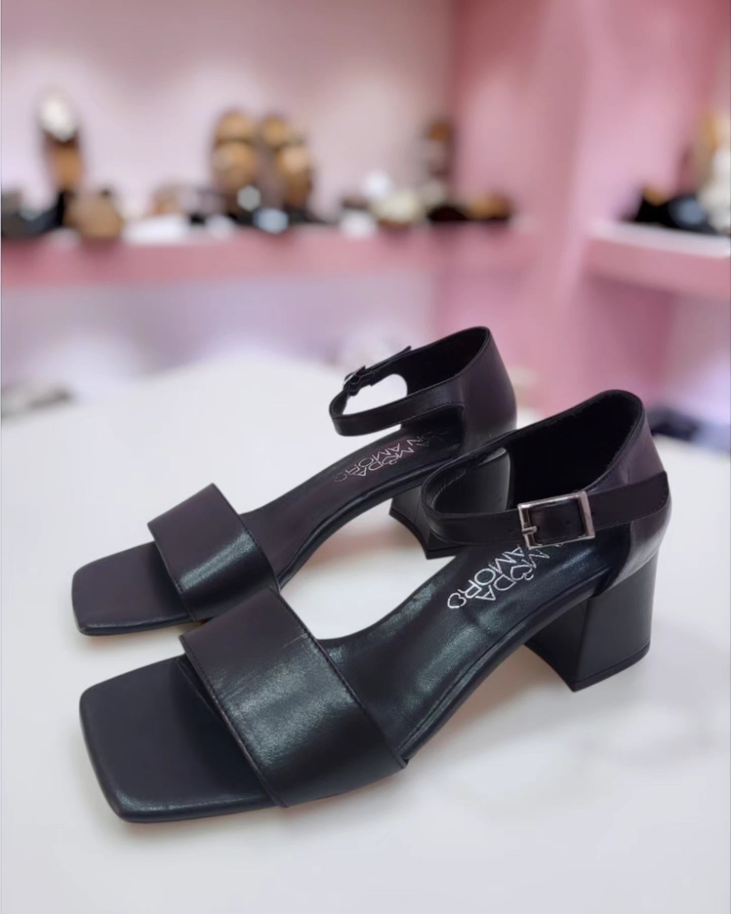 Sandalo tacco black