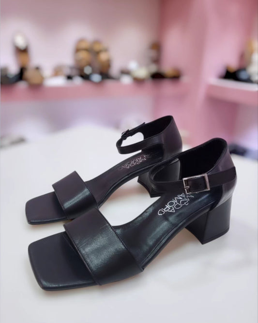 Sandalo tacco black