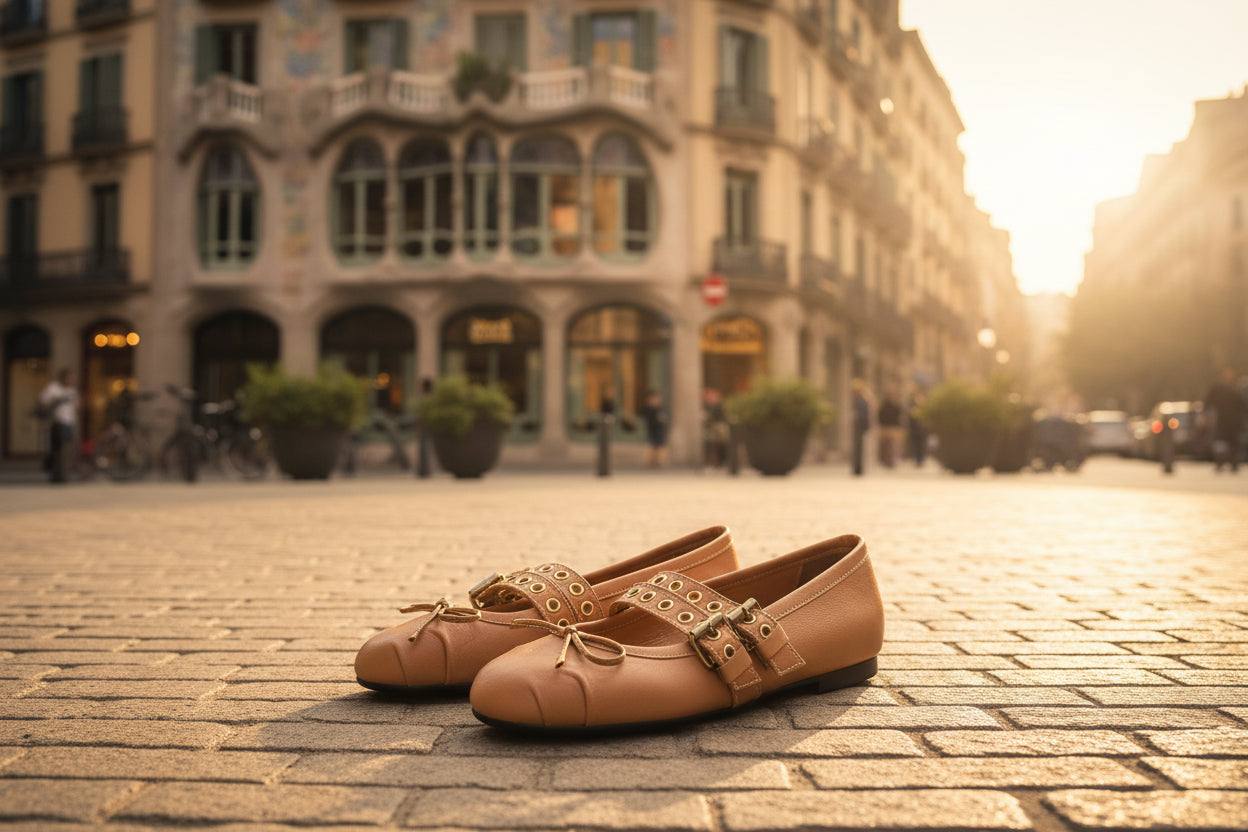 BALLERINE SHADDY CUOIO