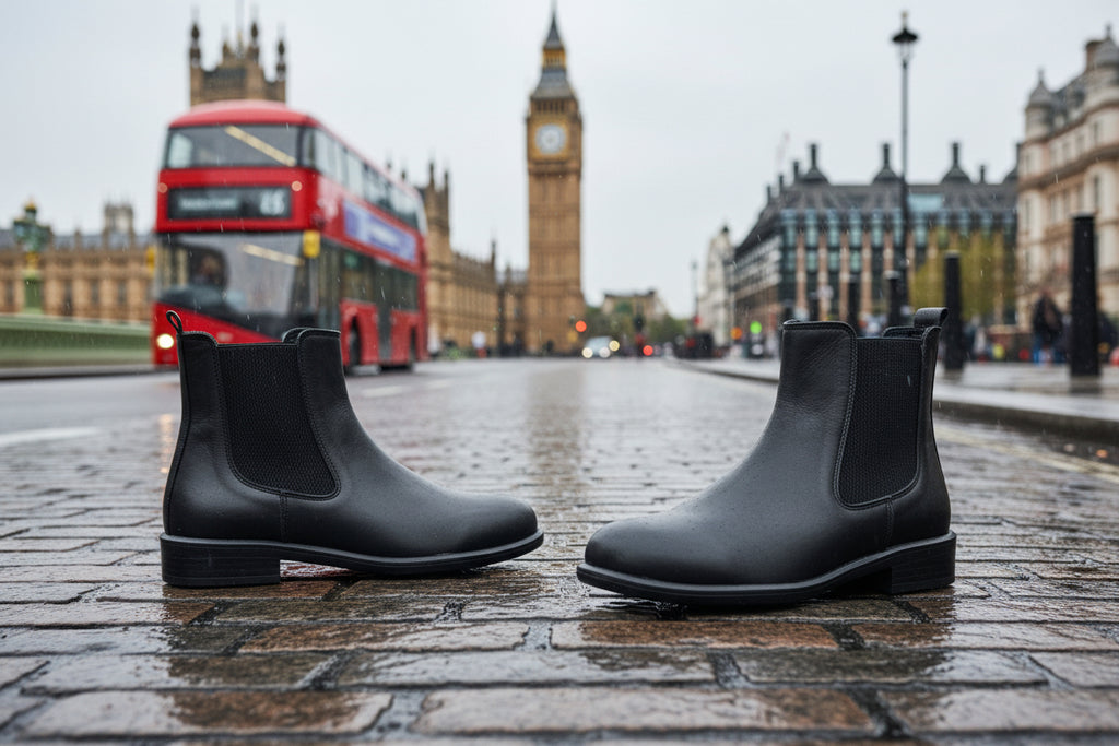 SHADDY STIVALETTO LEATHER BLACK