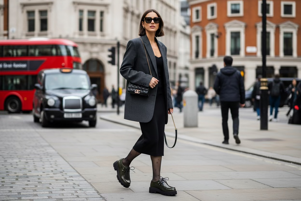 LA MODA CON AMORE DERBY VERDE