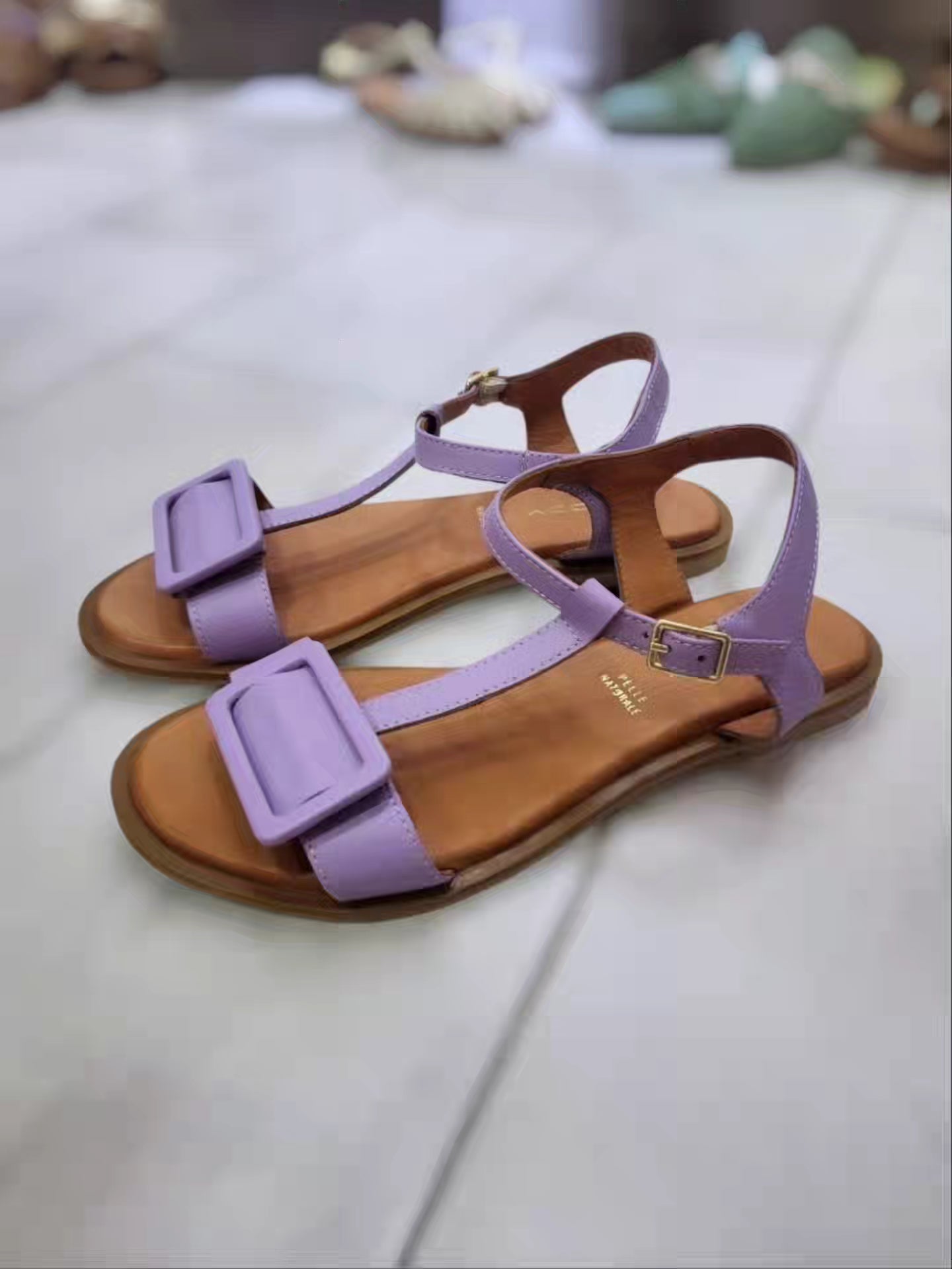 Sandalo basso lilac