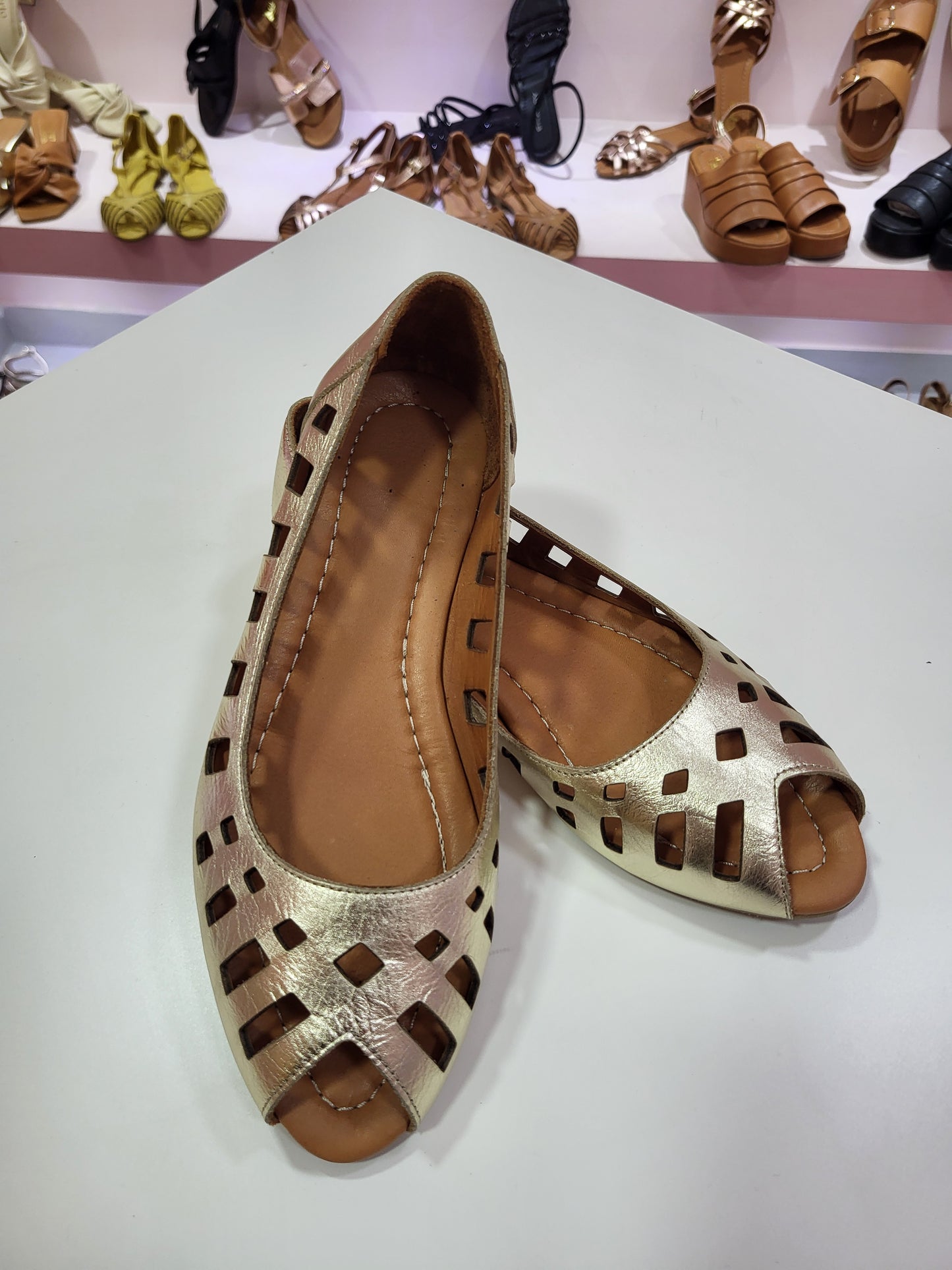 Ballerine Ragno Gold