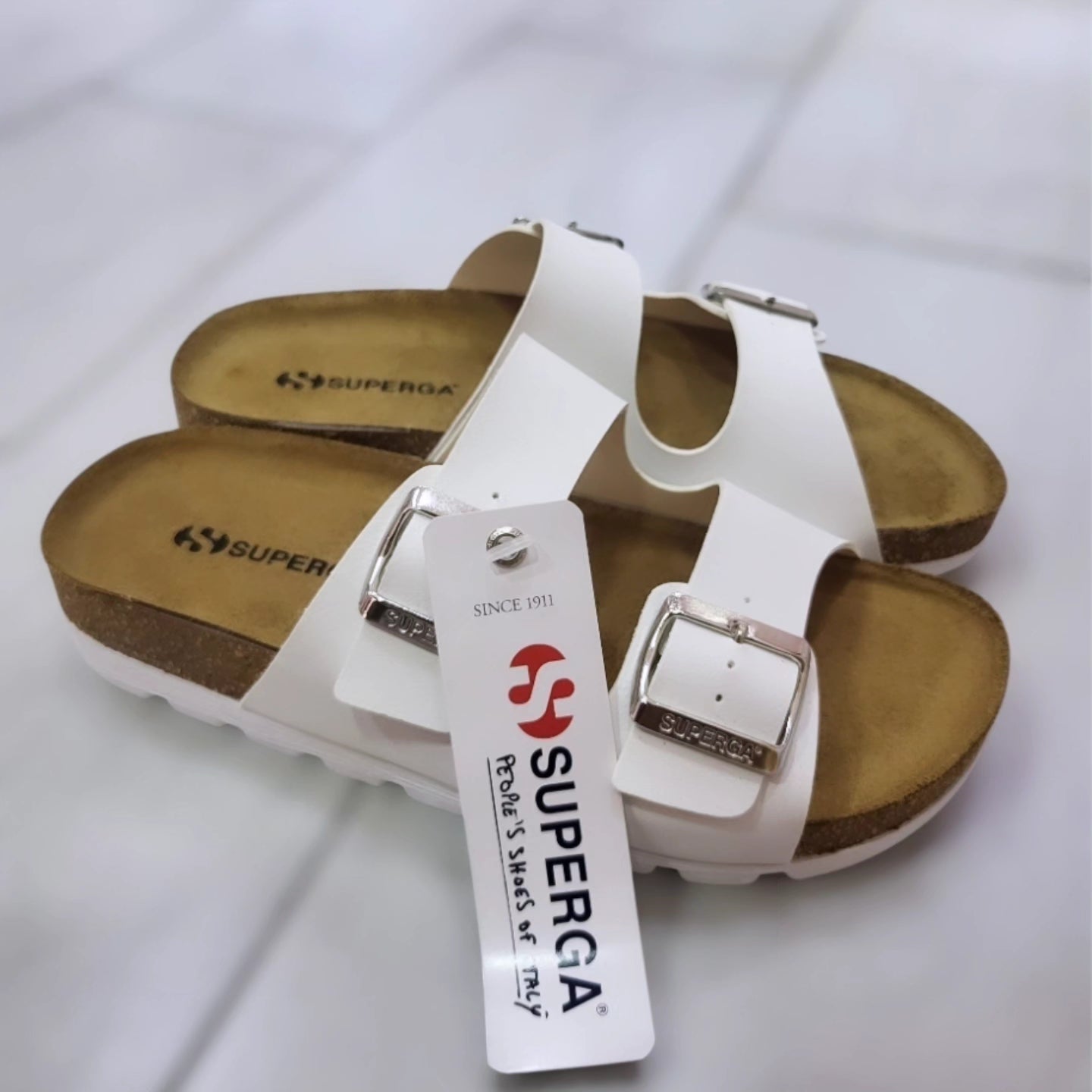 SUPERGA PLATFORM BIANCA