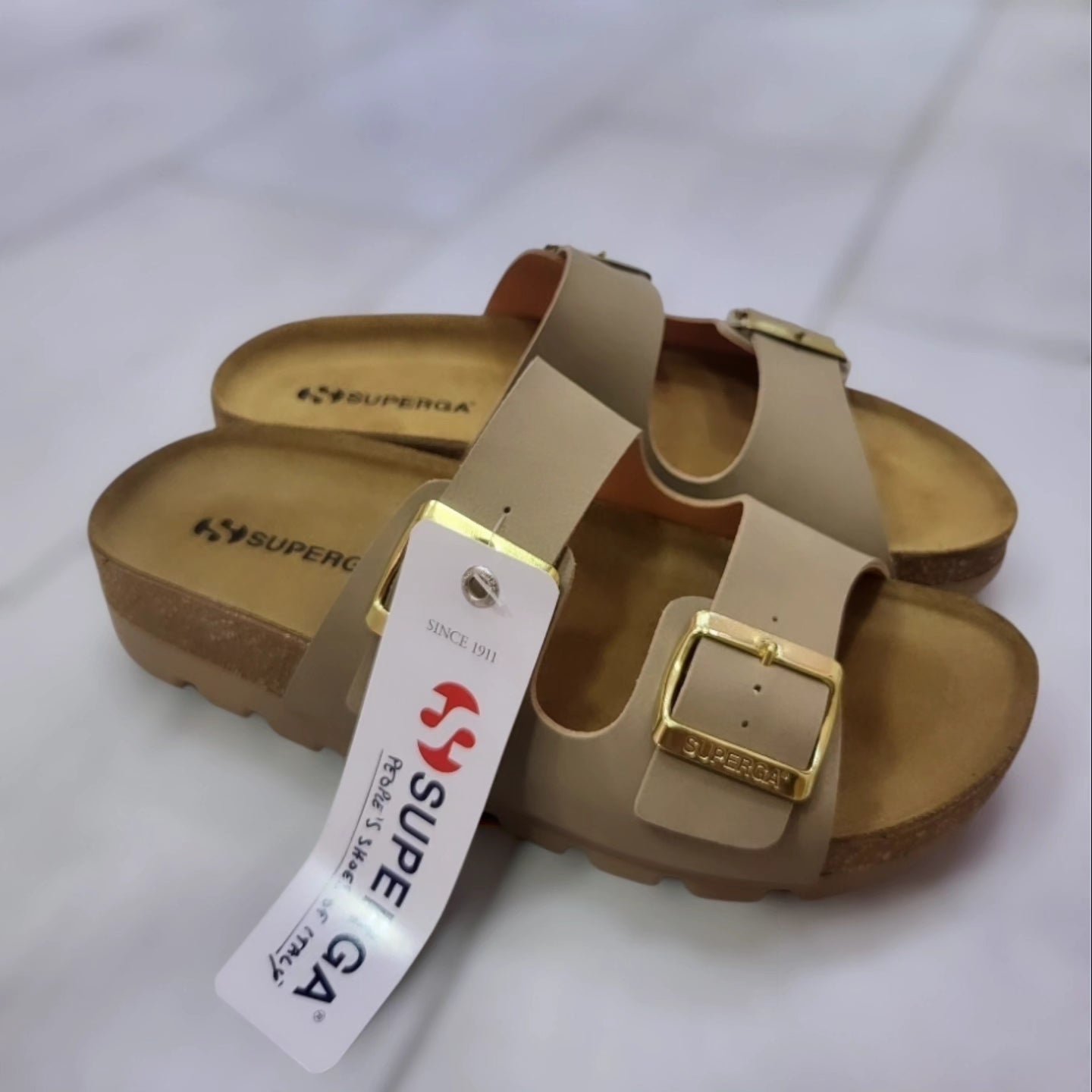 SUPERGA PLATFORM BEIGE