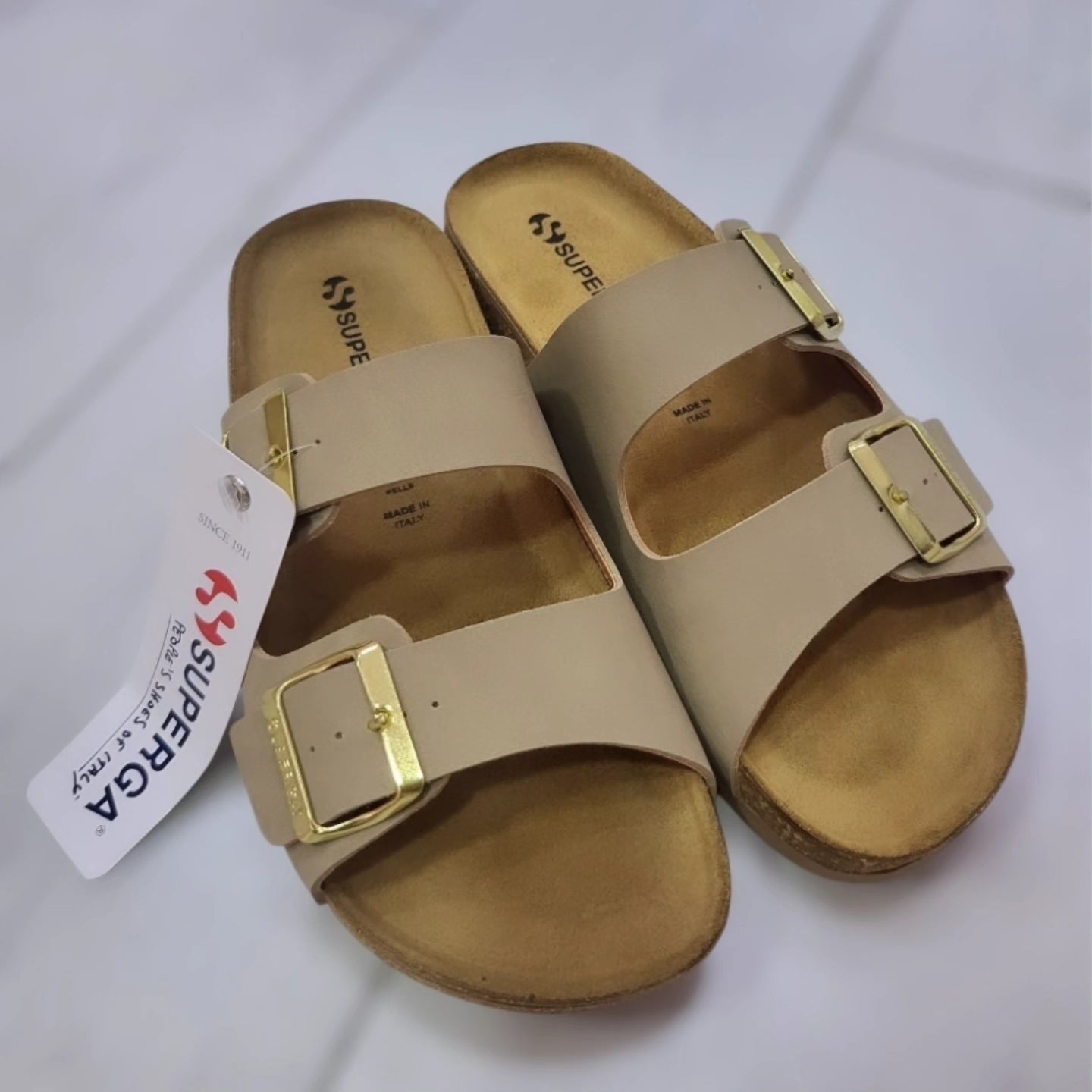 SUPERGA PLATFORM BEIGE