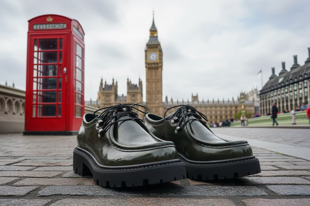 LA MODA CON AMORE DERBY VERDE