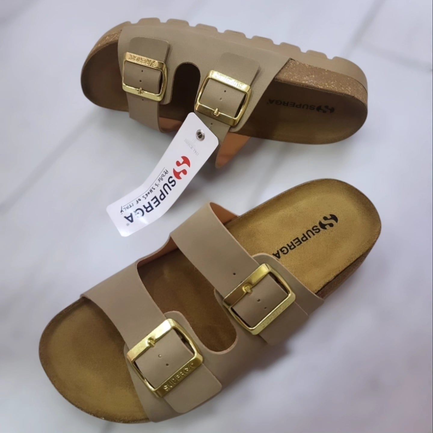 SUPERGA PLATFORM BEIGE