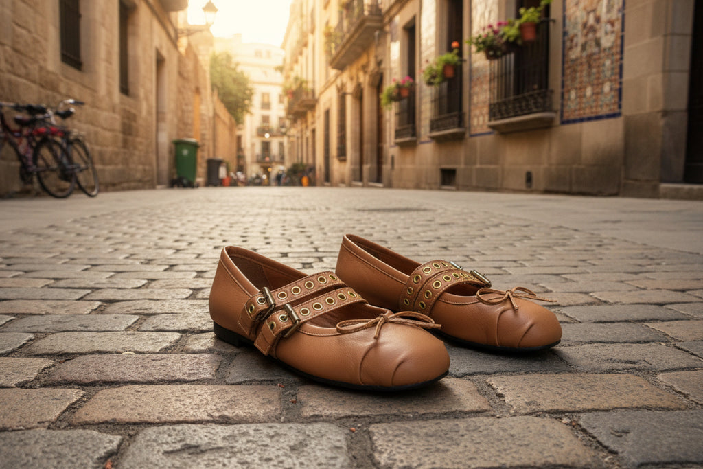 BALLERINE SHADDY CUOIO